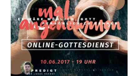 Jugendliche sollen mit anderen Jugendlichen über den Glauben ins Gespräch kommen. Dazu soll auch der Online-Gottesdienst am 10. Juni um 19 Uhr animieren