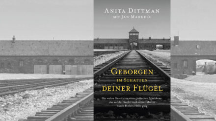 Das Buch „Geborgen im Schatten deiner Flügel“ beschreibt „die wahre Geschichte eines jüdischen Mädchens, das auf der Suche nach seiner Mutter durch Hitlers Hölle ging“.