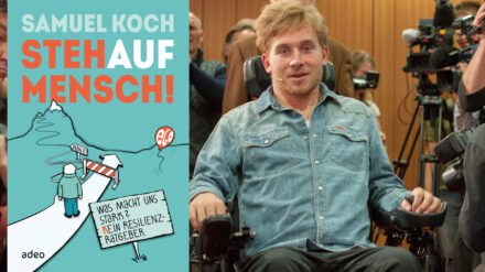 Der seit 2010 nach einem Unfall querschnittsgelähmte Schauspieler Samuel Koch macht mit seinem neuen Buch Mut: Ein Weg aus dem Leid ist nicht einfach, aber möglich.