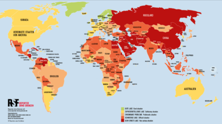 Rangliste der Pressefreiheit 2022