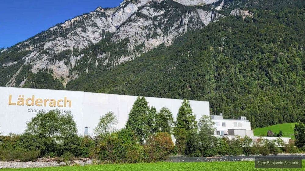 Der Hauptsitz von Läderach im schweizerischen Ennenda