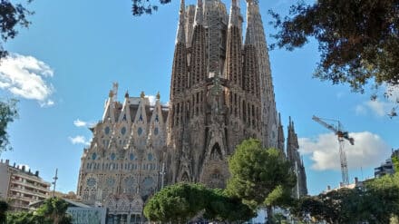 Die Sagrada Familia in Barcelona wird bald, dank deutscher Unterstützung, die höchste Kirche der Welt sein