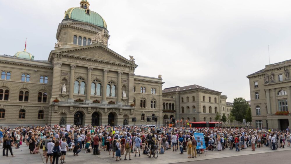 Christenverfolgung, Demonstration, Bern, Schweiz