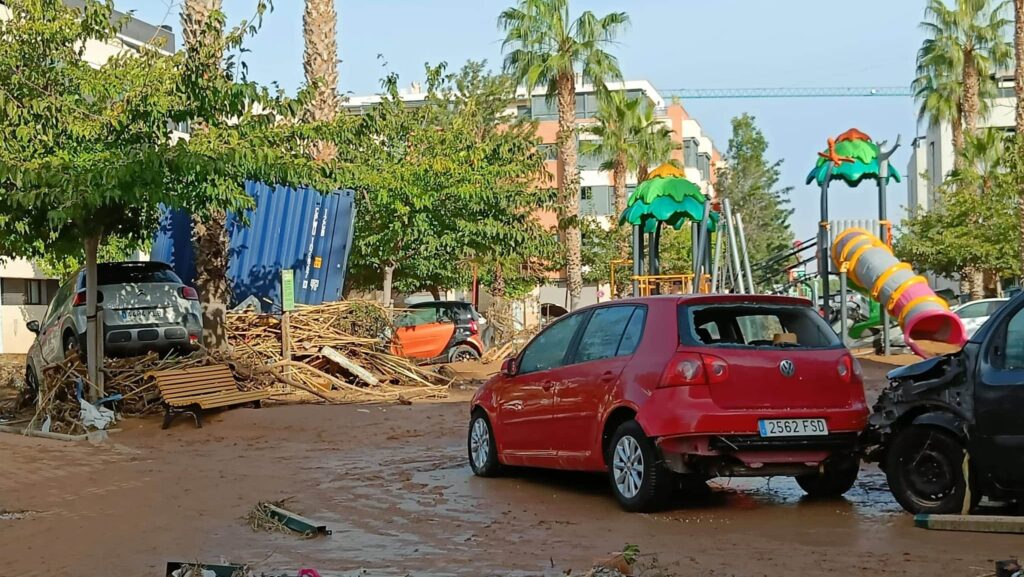 Flut, Spanien, Valencia, Paiporta